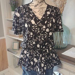 *Final Price- Sienna Sky Floral Blouse